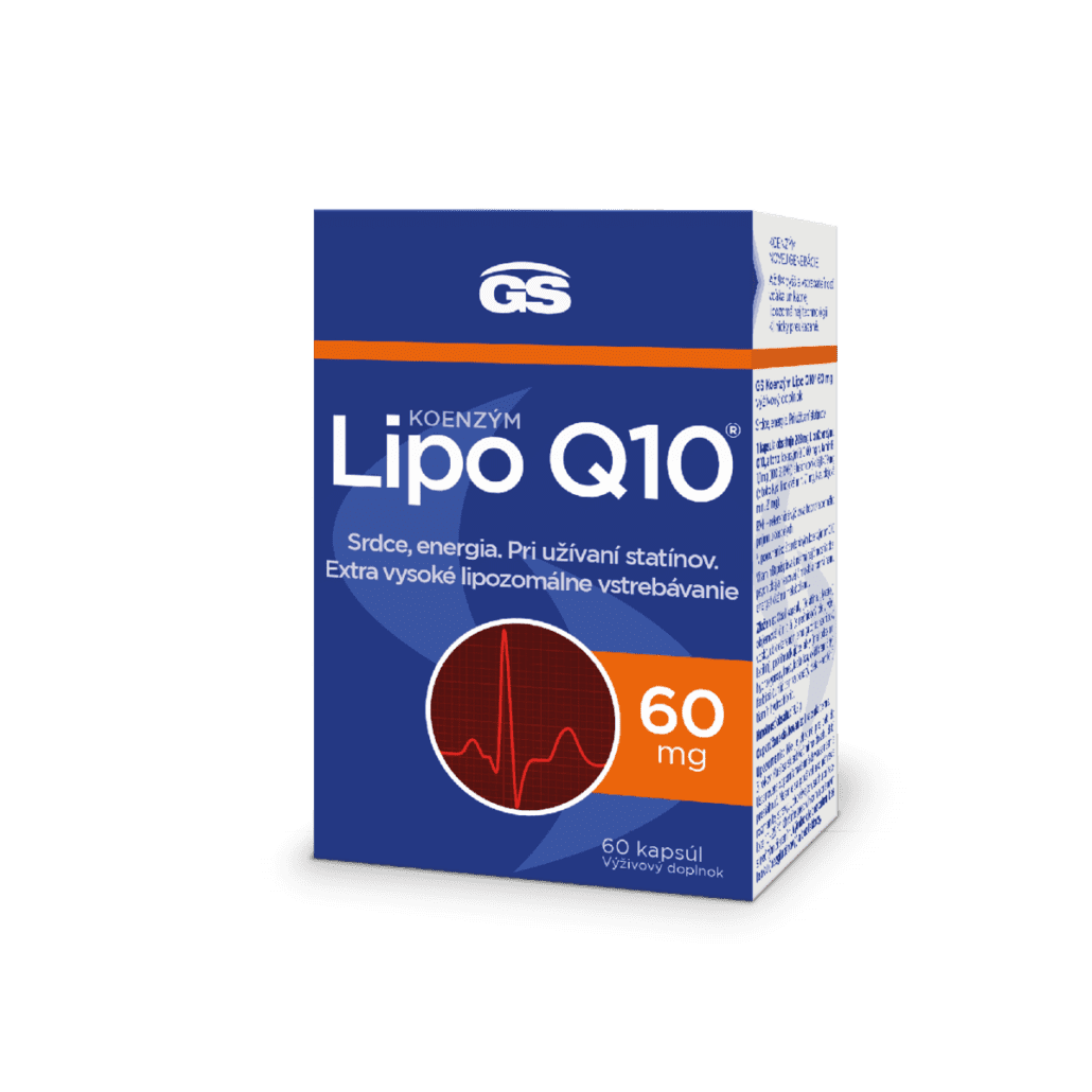 GS Koenzým Lipo Q10, 60 mg, 60 kapsúl