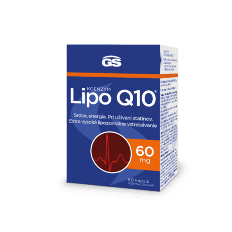 GS Koenzým Lipo Q10, 60 mg, 60 kapsúl