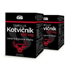 GS Kotvičník Tribulus 350 mg, 2× 60 kapsúl