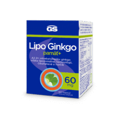 GS Lipo Ginkgo pamäť+ 60 mg, 60 kapsúl