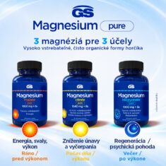 GS Magnesium bisglycinate pure 1000 mg + B6, 100 tabliet