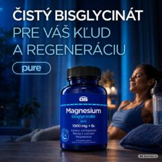 GS Magnesium bisglycinate pure 1000 mg + B6, 100 tabliet