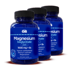 GS Magnesium bisglycinate pure 1000 mg + B6, 3× 100 tabliet