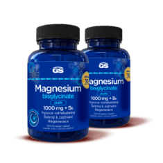 GS Magnesium bisglycinate pure 1000 mg + B6, 2× 110 tabliet, darčekové balenie 2026