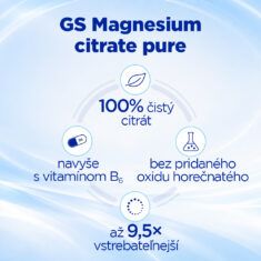 Magnesium citrate pure 1340 mg+B6, 70+30 tabliet