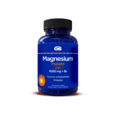 GS Magnesium malate pure 1000 mg + B6, 100 tabliet