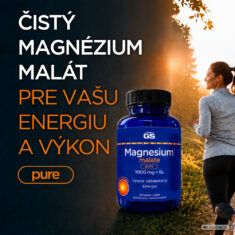 GS Magnesium malate pure 1000 mg + B6, 100 tabliet
