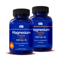 GS Magnesium malate pure 1000 mg + B6, 2× 100 tabliet