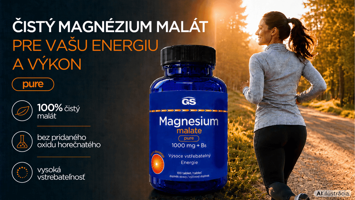 GS Magnesium malate pure 1000 mg + B6 - banner
