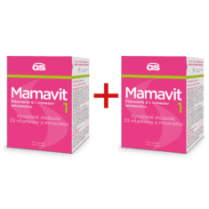 GS Mamavit 1, Plánovanie a 1. trimester, 1 + 1 ZADARMO, 2× 90 tabliet