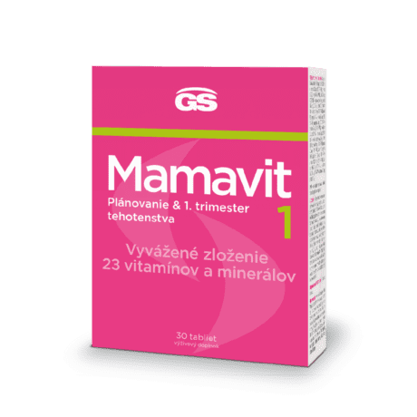 GS Mamavit 1 - Plánovanie a 1. trimester, 30 tabliet