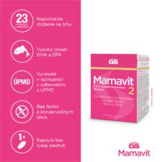GS Mamavit 2 - tehotenstvo a dojčenie, 30 tabliet + 30 kapsúl