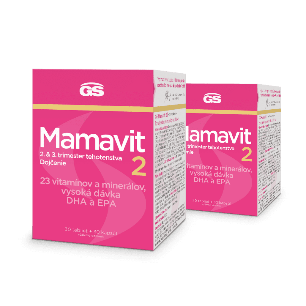 E-shop GS Mamavit 2 - tehotenstvo a dojčenie, 60 tabliet + 60 kapsúl
