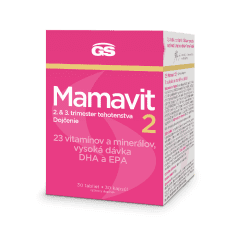 GS Mamavit 2 - 2, 3.trimester a dojčenie, 30 tabliet + 30 kapsúl