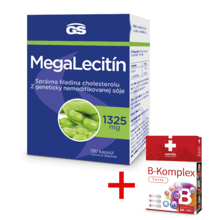 GS MegaLecitín 1325, 130 kapsúl + darček