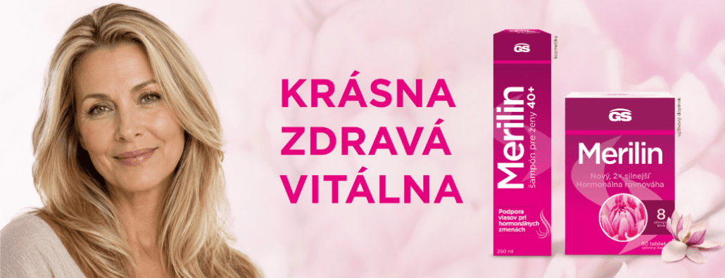 GS Merilin šampón pre ženy 40+, 250 ml - banner krásna zdravá vitálna