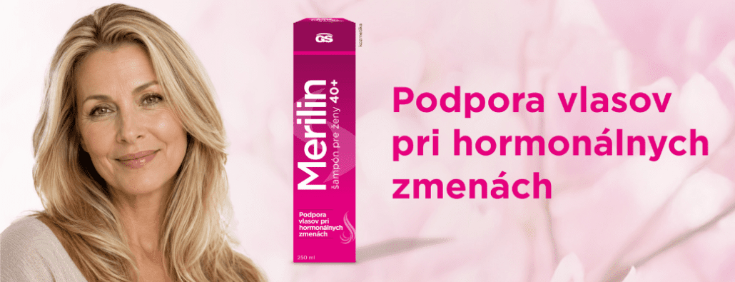 GS Merilin šampón pre ženy 40+, 250 ml - banner podpora vlasov