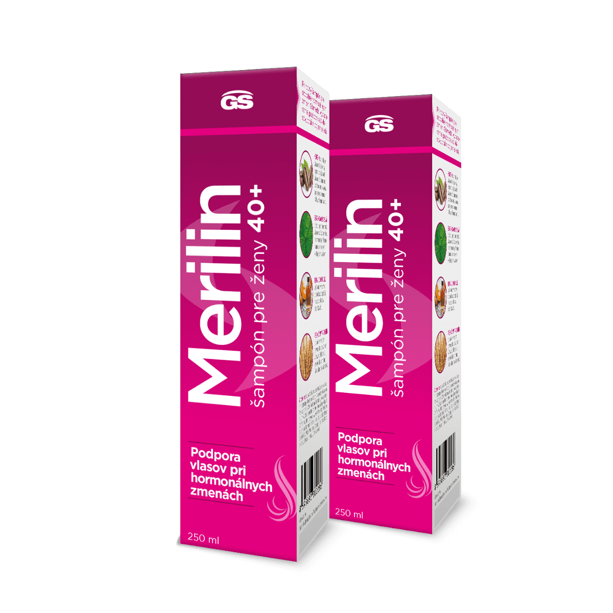 GS Merilin šampón pre ženy 40+, 2× 250 ml