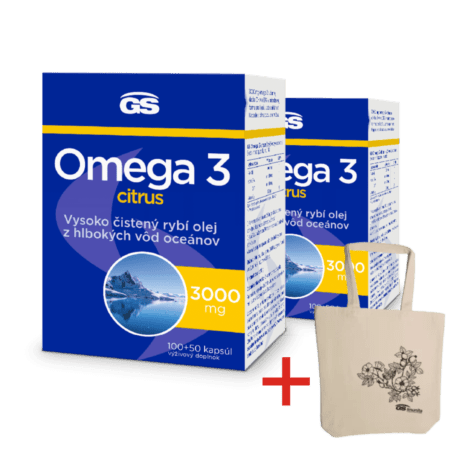 GS Omega 3 CITRUS, 2×150 kapsúl