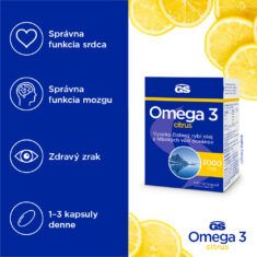 GS Omega 3 CITRUS, 100 + 50 kapsúl