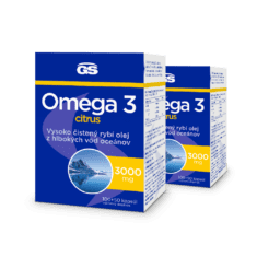 GS Omega 3 CITRUS, 2×150 kapsúl