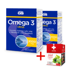 GS Omega 3 CITRUS, 2×150 kapsúl