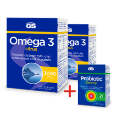 GS Omega 3 CITRUS, 2×150 kapsúl