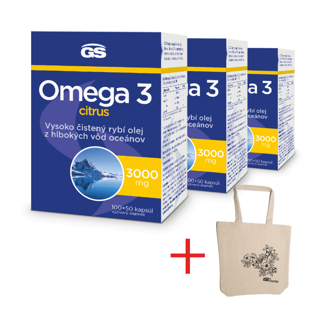 GS Omega 3 CITRUS, 3×150 kapsúl