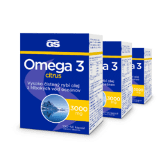 GS Omega 3 CITRUS, 3×150 kapsúl