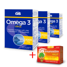 GS Omega 3 CITRUS, 3×150 kapsúl