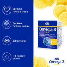 GS Omega 3 CITRUS, 60 + 30 kapsúl
