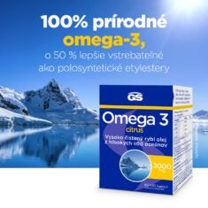 GS Omega 3 CITRUS, 60 + 30 kapsúl