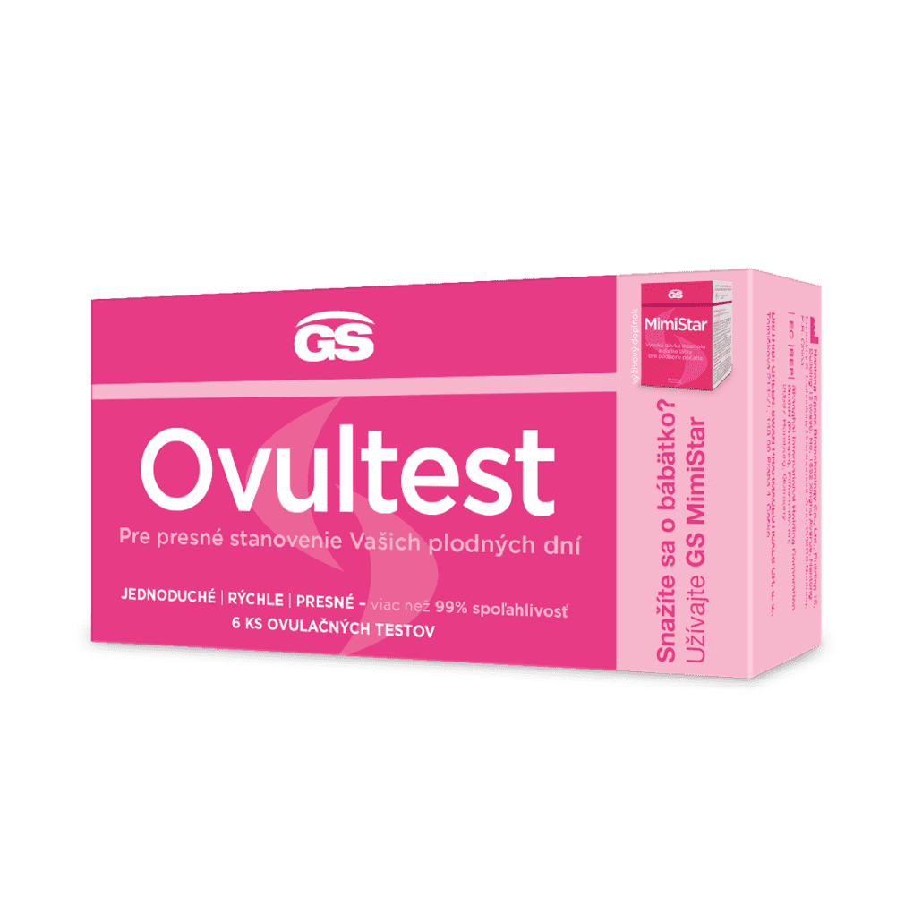 E-shop GS Ovultest, 3v1, 6ks ovulačných testov