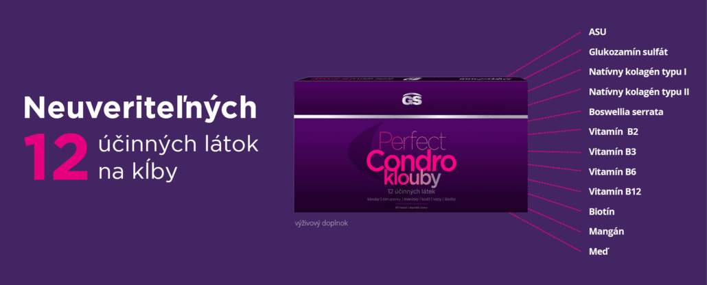 GS Perfect Condro - banner účinné látky