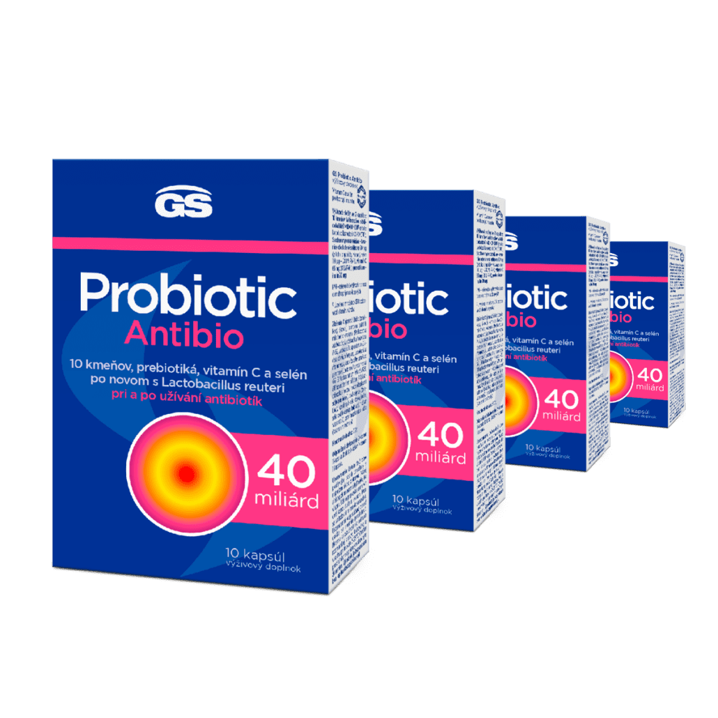 GS Probiotic Antibio, 4× 10 kapsúl