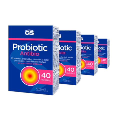 GS Probiotic Antibio, 4× 10 kapsúl