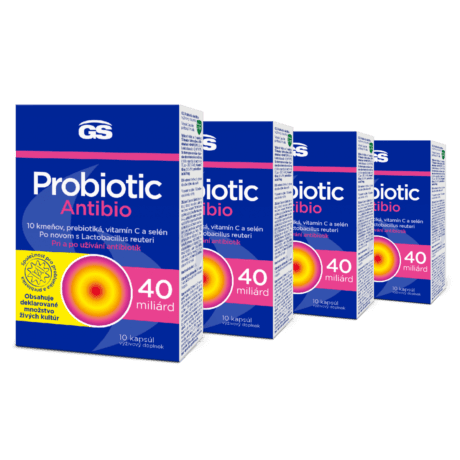 GS Probiotic Antibio, 4× 10 kapsúl
