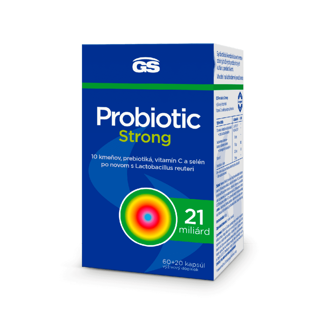 E-shop GS Probiotic Strong, 60 + 20 kapsúl