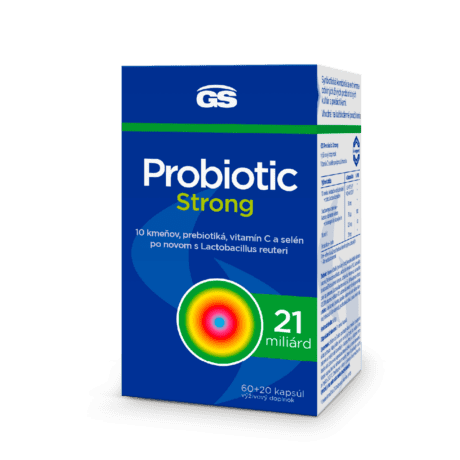 GS Probiotic Strong, 60 + 20 kapsúl