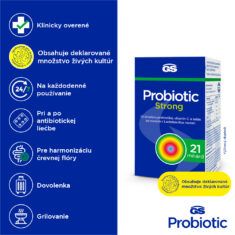 GS Probiotic Strong, 60 + 20 kapsúl