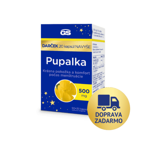 GS Pupalka, 90 + 20 kapsúl, darčekové balenie 2023