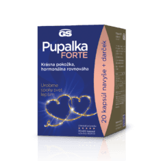 GS Pupalka FORTE s vitamínom E, 70 + 20 kapsúl, darčekové balenie 2022