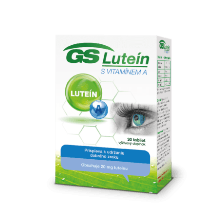 GS Luteín s vitamínom A, 30 tabliet