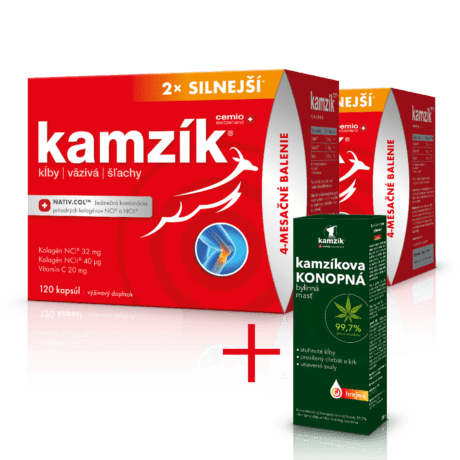 Cemio Kamzík® silnejší, 2× 120 kapsúl, darčekové balenie 2022