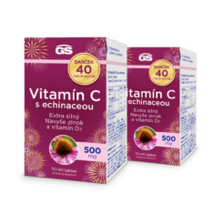 GS Vitamín C 500 s echinaceou, 2×110 tabliet, darčekové balenie 2026