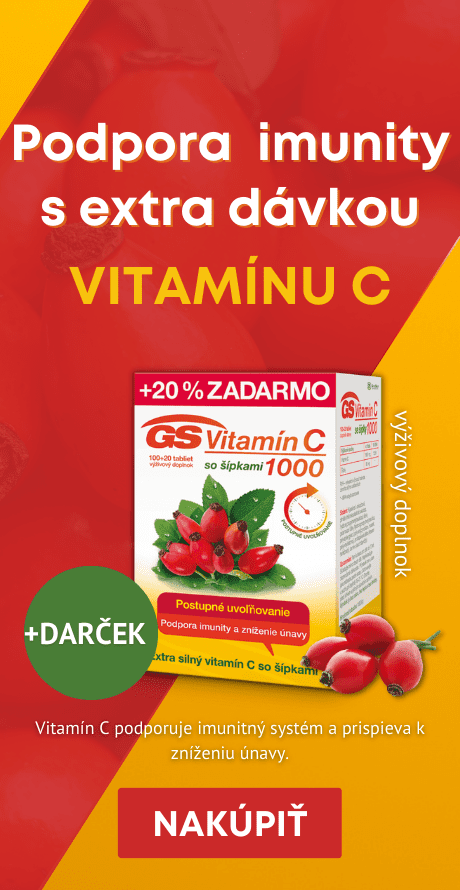 GS Vitamín C so šípkami + darček - banner v produktoch