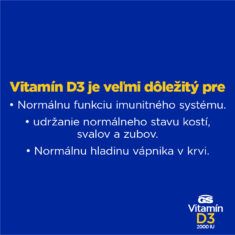 GS Vitamín D3 2000 IU, 90 kapsúl