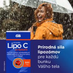GS Vitamín Lipo C 500 so šípkami, 90 + 10 kapsúl