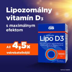 GS Vitamín Lipo D3 1000 IU, 60 kapsúl