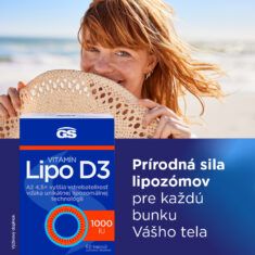 GS Vitamín Lipo D3 1000 IU, 60 kapsúl